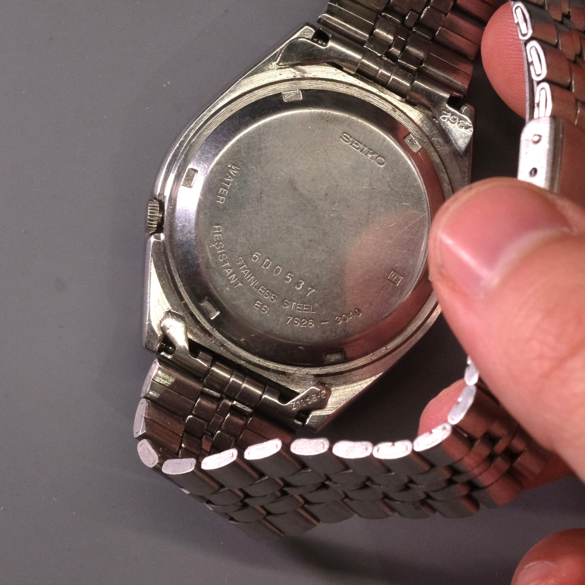 Seiko 5 Automatic White 7S26-0530, c. 2000