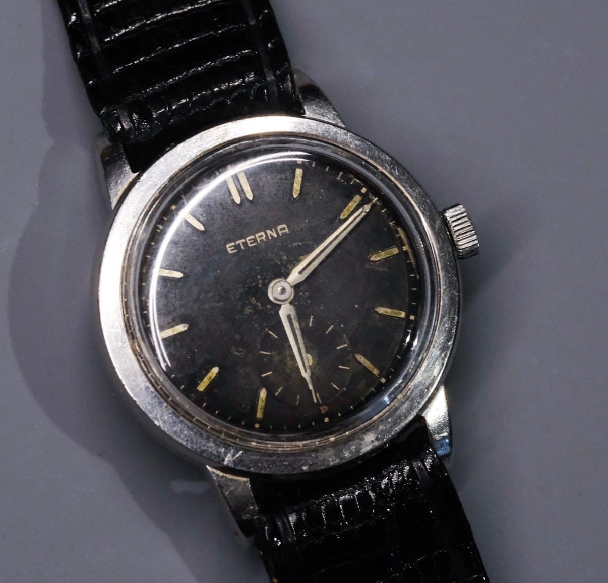 Eterna Sub-Seconds Black Dial, c. 1950