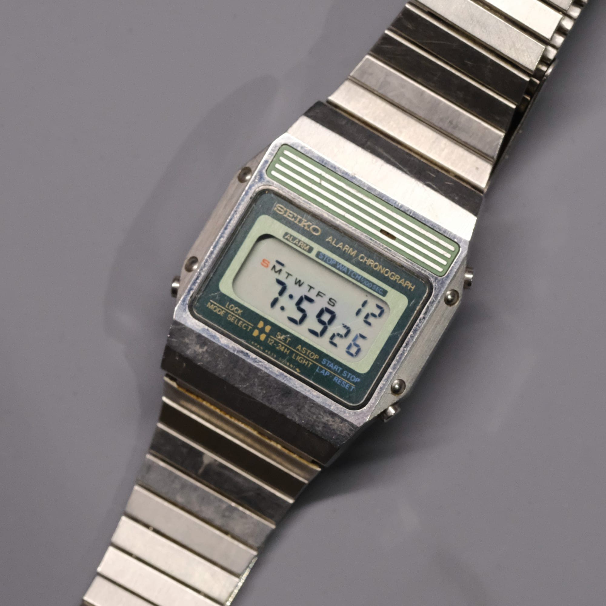 Seiko Alarm Chronograph A639
